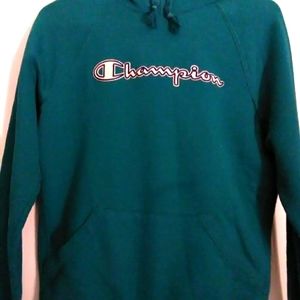 Champion Athletic Wear Pullover Hoodie with pocket Green size xs